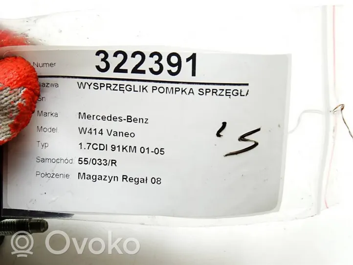 Mercedes-Benz Vaneo W414 Siłownik sprzęgła / Wysprzęglik 