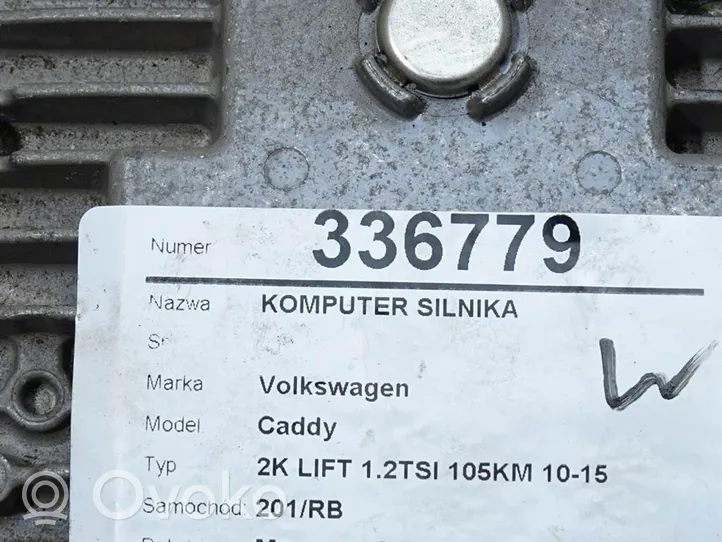 Volkswagen Caddy Unité de commande, module ECU de moteur 