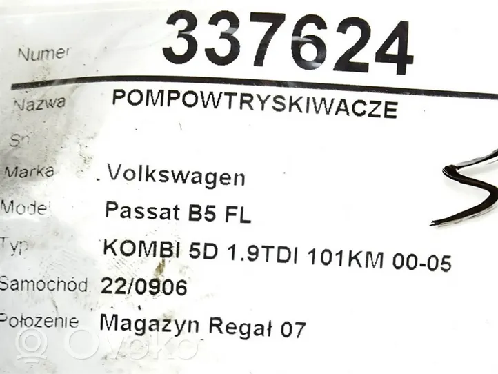 Volkswagen PASSAT B5.5 Set di iniettori 0414720037