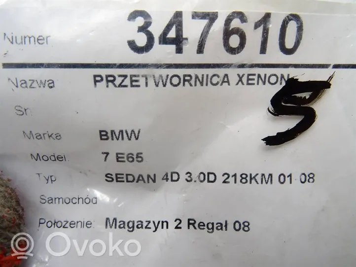 BMW 7 E65 E66 Modulo del convertitore di tensione/trasformatore 6907488