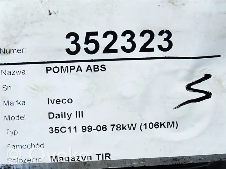 Iveco Daily 4th gen Pompa ABS 0273004325