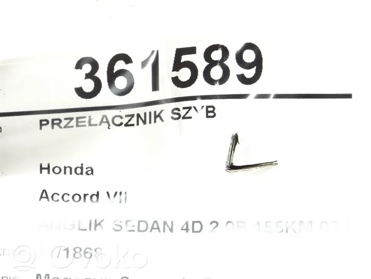 Honda Accord Sähkötoimisen ikkunan ohjauskytkin 35750-SEA-E0