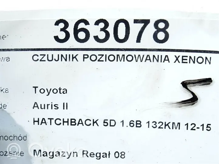 Toyota Auris E180 Capteur de niveau de phare 3L2022