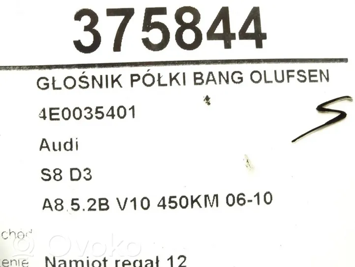 Audi A8 S8 D3 4E Etuoven kaiutin 4E0035401