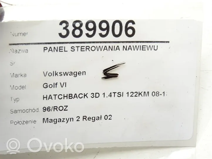 Volkswagen Golf VI Interruptor de control del ventilador interior 3C8907336A