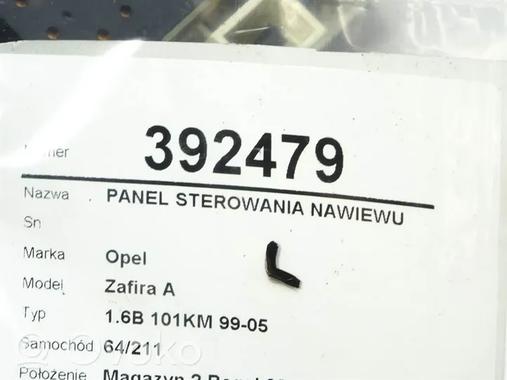 Opel Zafira A Przełącznik / Włącznik nawiewu dmuchawy 