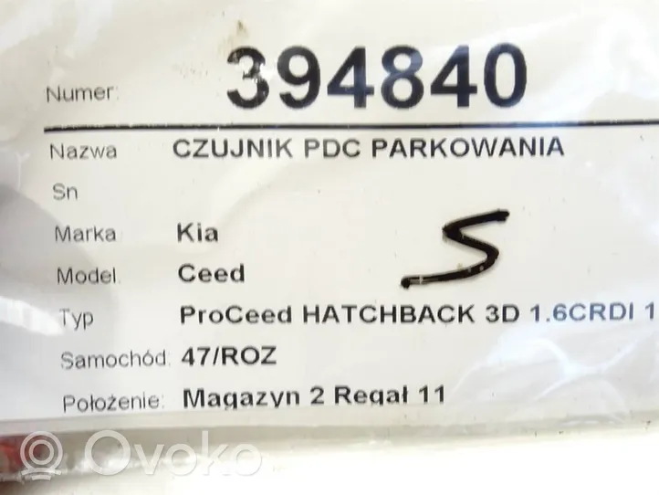 KIA Ceed Pysäköintitutkan anturi (PDC) 95700-1H600
