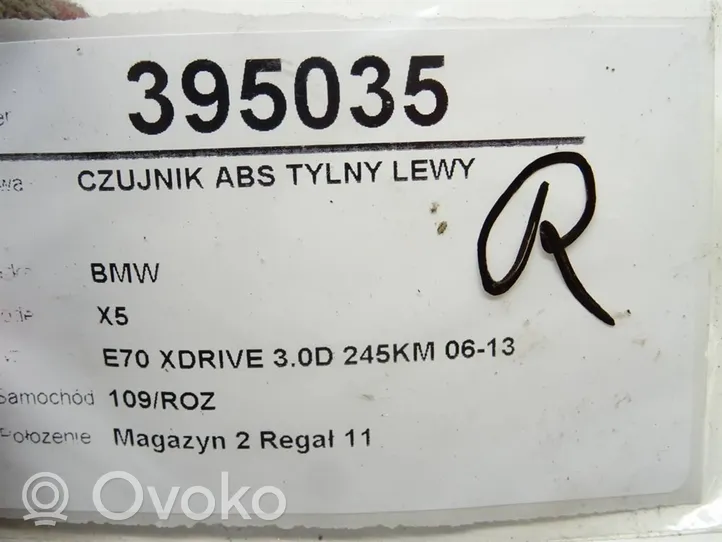 BMW X5 E70 Czujnik prędkości obrotowej koła ABS 