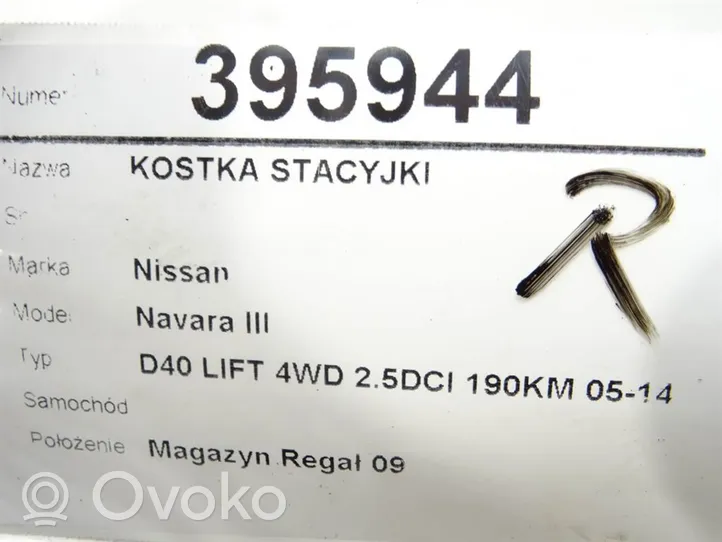 Nissan NP300 Verrouillage de commutateur d'allumage 