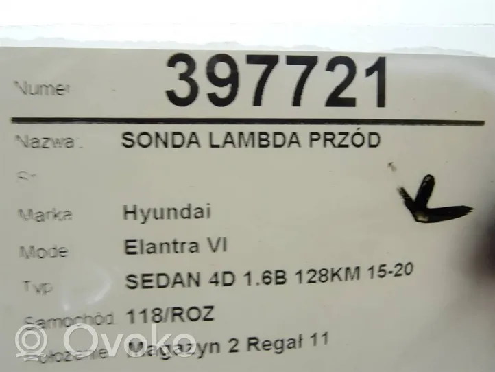 Hyundai Elantra VI Sonda lambda 