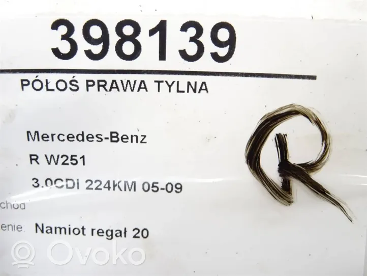 Mercedes-Benz R W251 Półoś tylna A2513500610