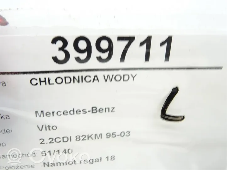 Mercedes-Benz Vito Viano W638 Chłodnica 