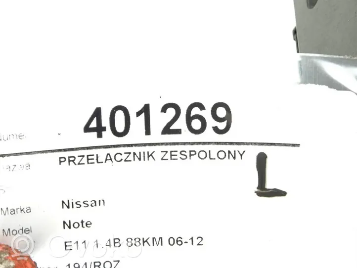 Nissan Note (E11) Commodo, commande essuie-glace/phare 
