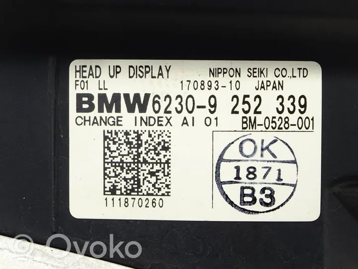 BMW 7 F01 F02 F03 F04 Pantalla/monitor/visor 9252339
