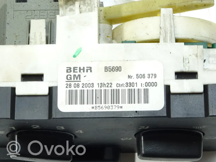 Opel Zafira A Interior fan control switch B5690