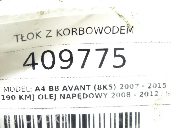 Audi A4 S4 B8 8K Mäntä kiertokangella 