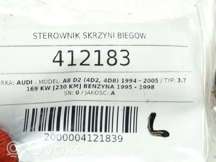 Audi A8 S8 D2 4D Sterownik / Moduł skrzyni biegów 4D0927156AC