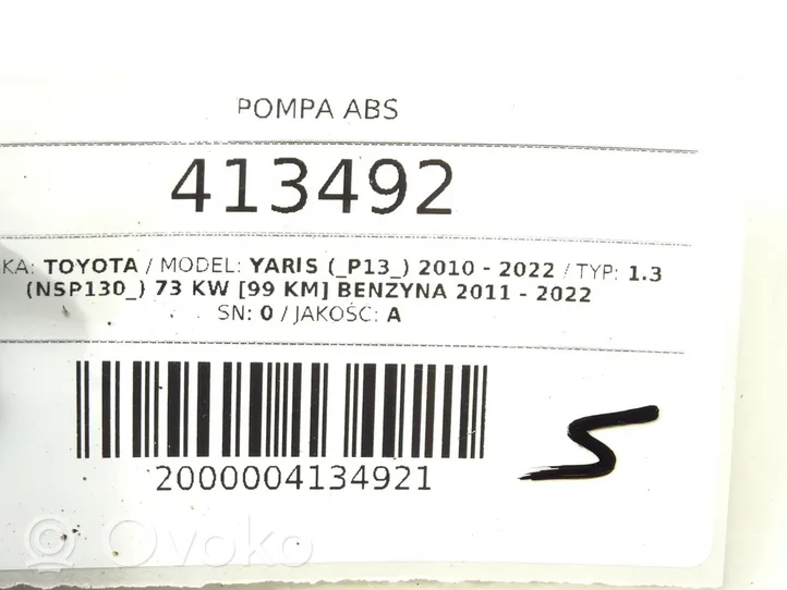Toyota Yaris Pompa ABS 44540-0D110