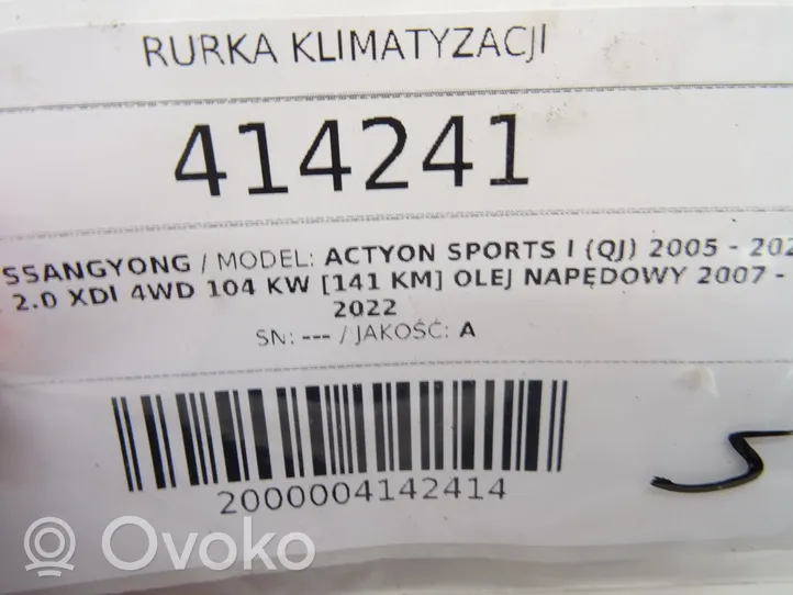 SsangYong Actyon sports I Ilmastointilaitteen putki (A/C) 68620-09001