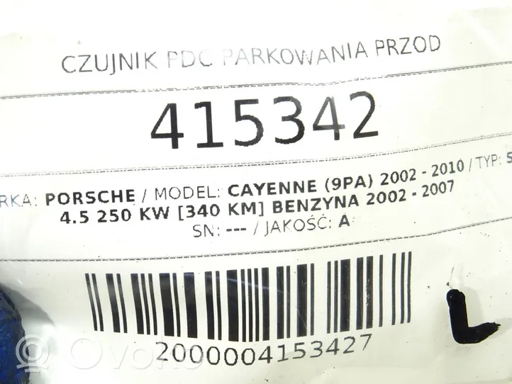 Porsche Cayenne (9PA) Sensore di parcheggio PDC 1U0919275