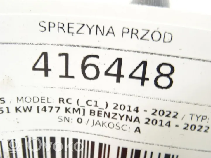 Lexus RC Sprężyna przednia 