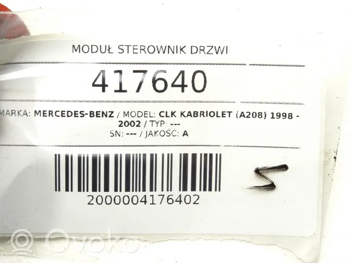 Mercedes-Benz CLK A208 C208 Muut ohjainlaitteet/moduulit 2088203226