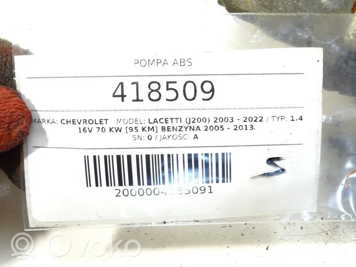 Chevrolet Lacetti Pompa ABS 96549743