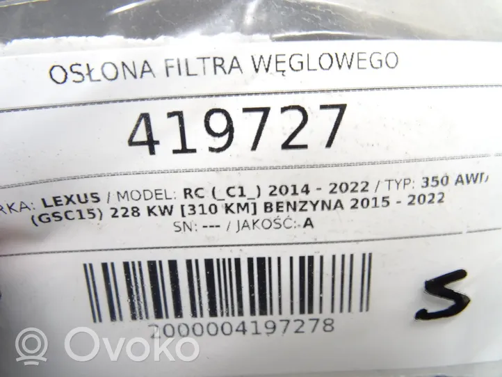 Lexus RC Cartucho de vapor de combustible del filtro de carbón activo 58390-53011