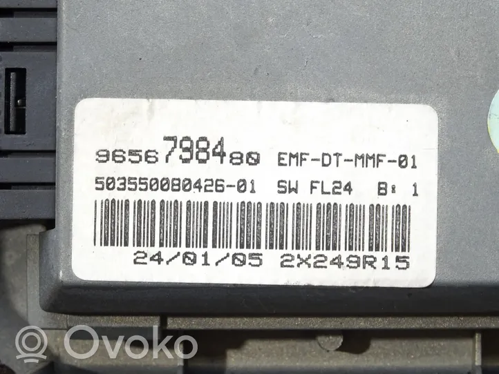 Peugeot 307 Monitori/näyttö/pieni näyttö 9656798480