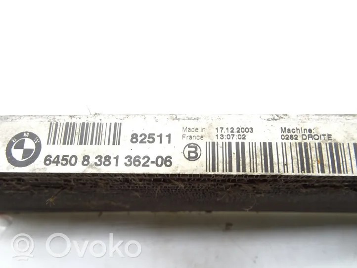 BMW 5 E60 E61 Aušinimo skysčio radiatorius 8381362