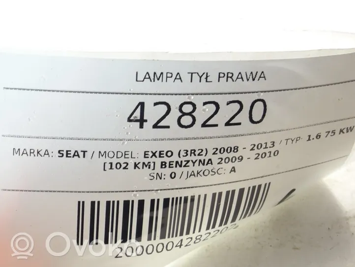 Seat Exeo (3R) Lampa tylna 3R5945096C