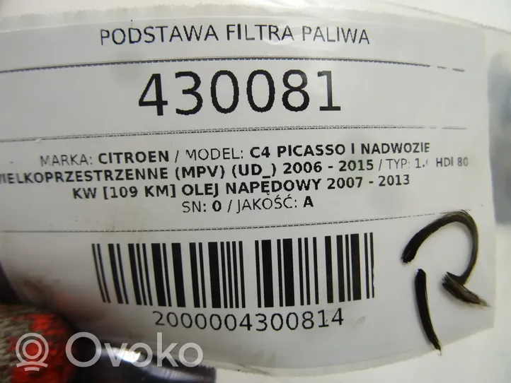 Citroen C4 I Picasso Polttoainesuodattimen kotelo 