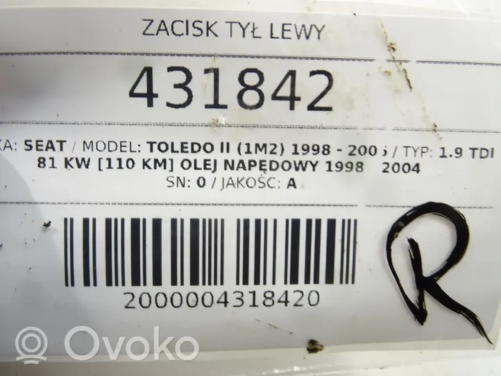 Seat Toledo II (1M) Tylny zacisk hamulcowy 