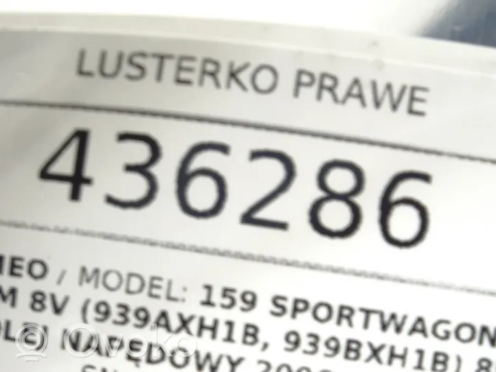 Alfa Romeo 159 Etuoven sähköinen sivupeili 