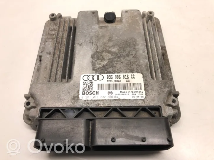 Audi A3 S3 8P Komputer / Sterownik ECU silnika 03G906016CC