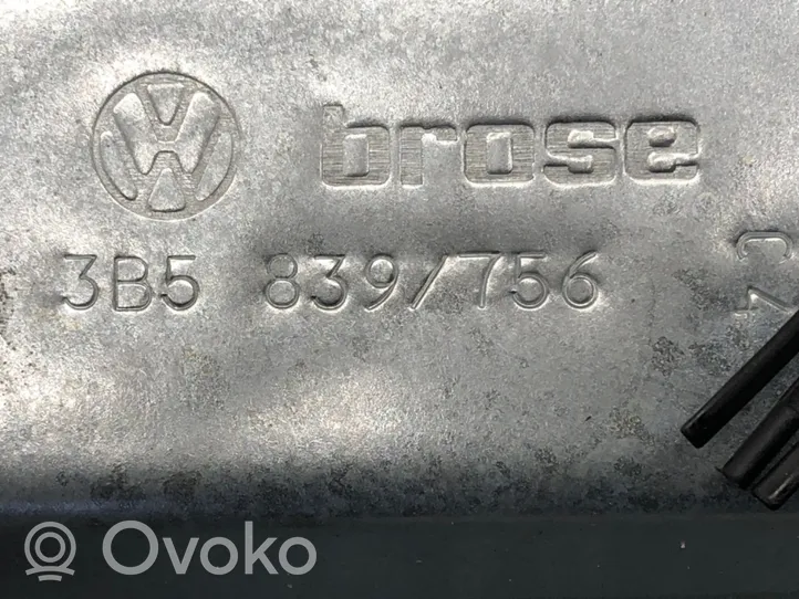 Volkswagen PASSAT B5 Takaoven ikkunan nostin moottorilla 3B5839752A