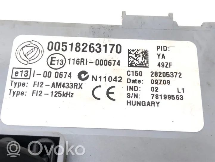 Fiat Grande Punto Inne komputery / moduły / sterowniki 00518263170