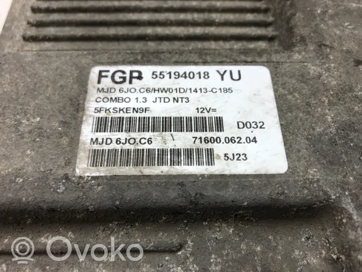 Opel Combo C Galios (ECU) modulis 55194018YU