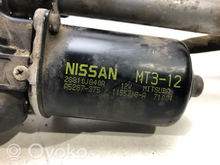 Nissan X-Trail T31 Mechanizm i silniczek wycieraczek szyby przedniej / czołowej 28810JG40A