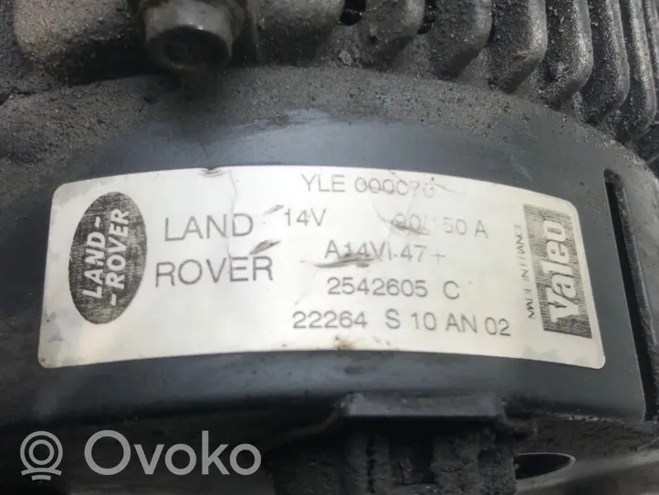 Land Rover Freelander Générateur / alternateur YLE000070