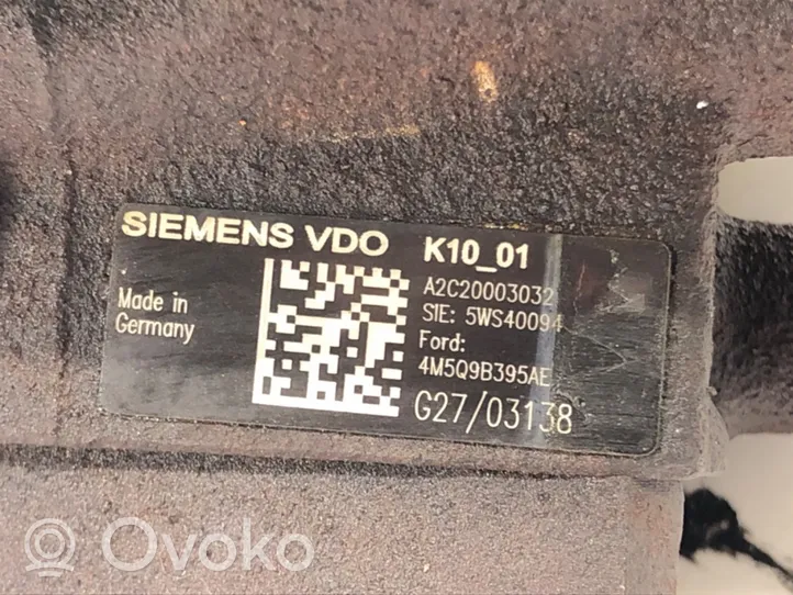 Ford Mondeo MK IV Pompa ad alta pressione dell’impianto di iniezione 4M5Q9B395AE