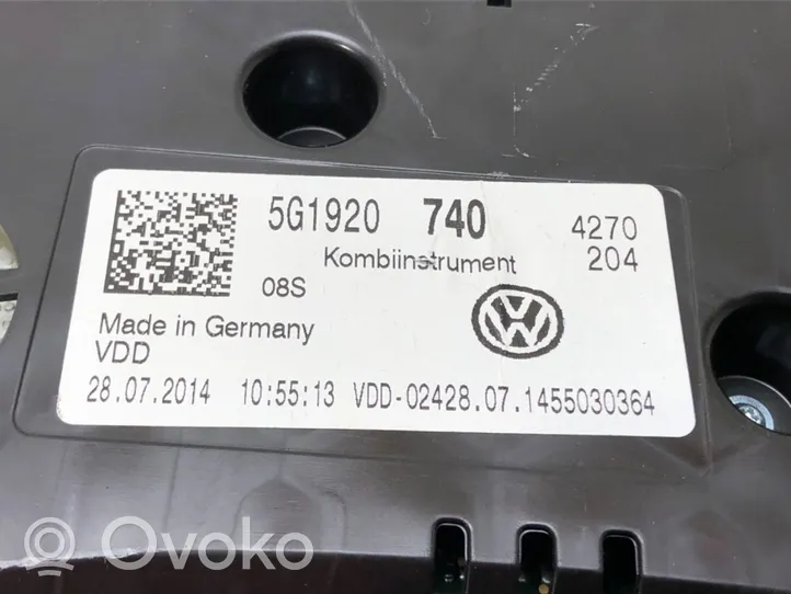 Volkswagen Golf VII Licznik / Prędkościomierz 5G1920740