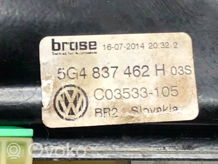Volkswagen Golf VII Priekinio el. lango pakėlimo mechanizmo komplektas 5Q4959802B