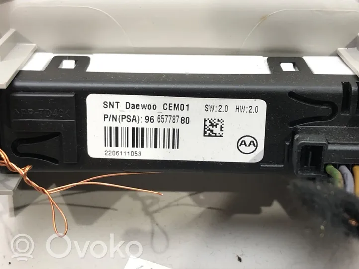 Citroen C4 II Panel oświetlenia wnętrza kabiny 96887290BJ