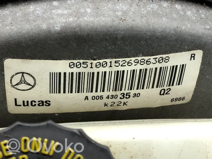 Mercedes-Benz CLK A208 C208 Jarrutehostin A0054303530