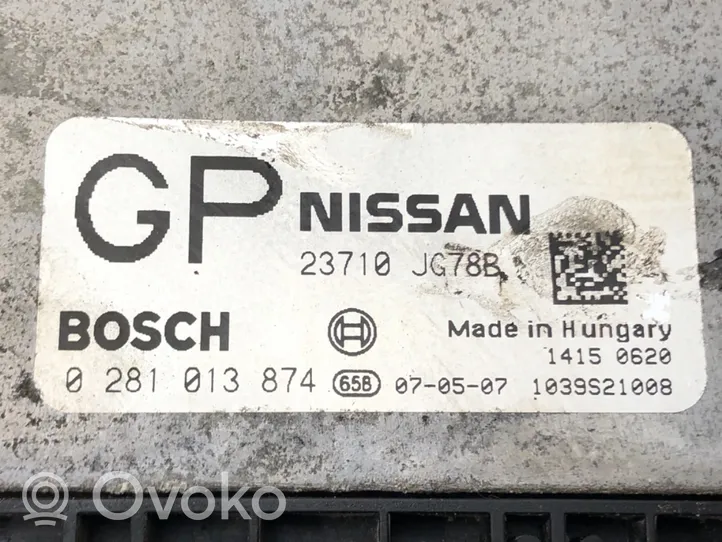 Nissan X-Trail T31 Centralina/modulo motore ECU 23710JG78B