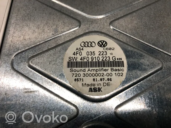 Audi A6 Allroad C6 Amplificateur de son 4F0910223G