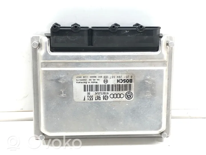 Audi A6 Allroad C5 Unité de commande, module ECU de moteur 0261284687