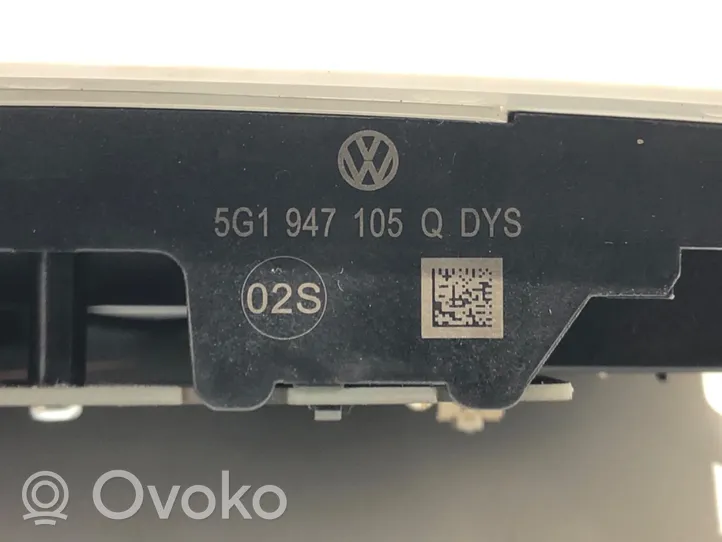 Volkswagen Golf VII Panel oświetlenia wnętrza kabiny 5G1947105Q