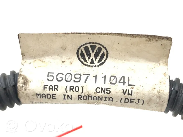 Volkswagen Golf VII Wiązka przewodów czujnika parkowania PDC 5G0971104L